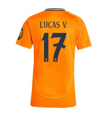 Real Madrid Lucas Vazquez #17 Udebanetrøje Dame 2024-25 Kort ærmer